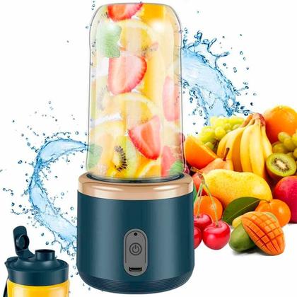 Imagem de Mini Liquidificador Portátil Usb 400ml Potente Para Batidas