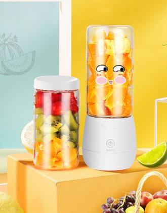 Imagem de Mini Liquidificador Vidro 6 Lâminas Pra Suco Gelo Com 2 Copo 500ml