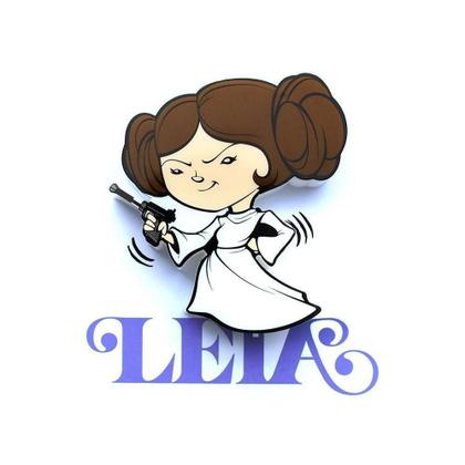 Imagem de Mini Luminária 3D Light FX Star Wars Leia