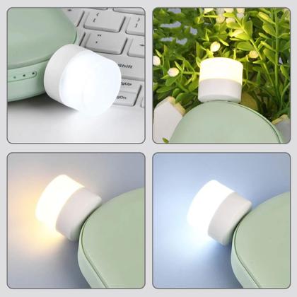 Imagem de Mini Luminária De Mesa LED Conexão USB Luz Para Notebook Leitura