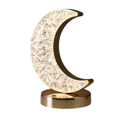 Imagem de Mini Luminária LED de Lua com USB Luz Fria Quente e Mista 19cm