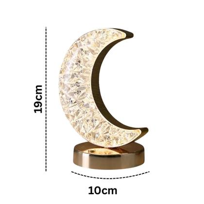 Imagem de Mini Luminária Lua LED de Mesa 3 Cores USB Portátil Estilo Abajur Decoração Iluminação para Quarto Sala Escritório