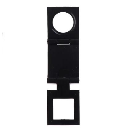 Imagem de Mini lupa de mesa e bancada suporte dobravel conta fios 10x lente optica preta 28mm com escala profissional portatil bol