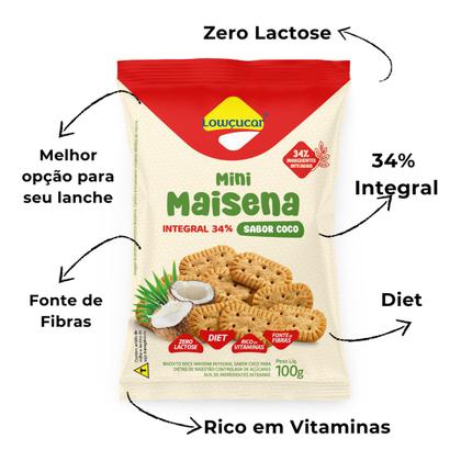 Imagem de Mini Maisena Integral Sabor Coco 100G