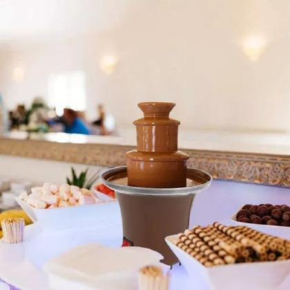 Imagem de Mini Máquina Chocolate Cascata Fondue Panela Elétrica 60w