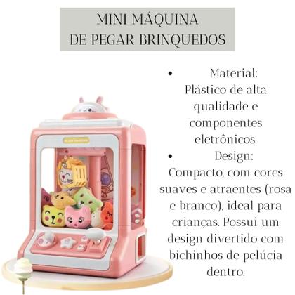 Imagem de Mini Máquina de Bichinhos com Joysticks! Pegue Seus Favoritos