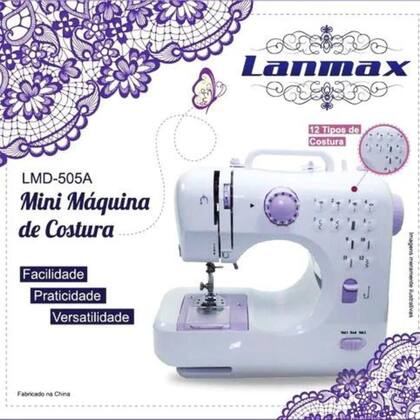 Imagem de Mini Máquina De Costura LMD-505A Lanmax Bivolt 110/220v