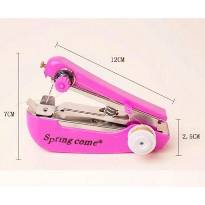 Imagem de Mini Maquina De Costura Manual Portátil De Mão Pratico Linha