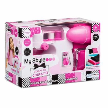 Imagem de Mini Maquina De Costura My Style Atelie - Multikids