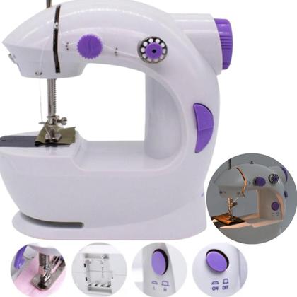 Imagem de Mini Máquina de Costura Portátil, Ideal para Reparos e Customizações Rápidas