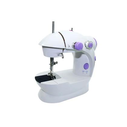 Mini máquina de costura portátil, kit eletrônico com pedal de luz noturna e linha reta, assistente doméstico - MINI COSTURA Imagem de Mini máquina de costura portátil, kit eletrônico com pedal de luz noturna e linha reta, assistente doméstico