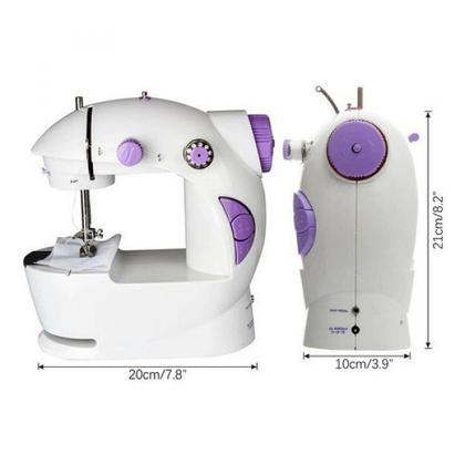 Mini máquina de costura portátil, kit eletrônico com pedal de luz noturna e linha reta, assistente doméstico - MINI COSTURA Imagem de Mini máquina de costura portátil, kit eletrônico com pedal de luz noturna e linha reta, assistente doméstico