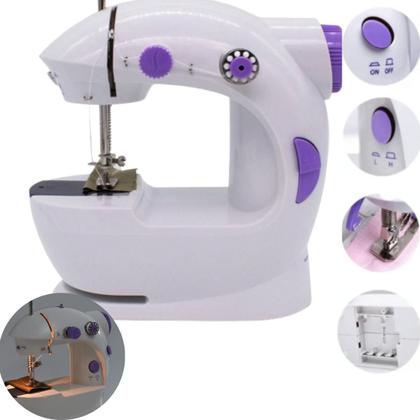 Imagem de Mini Máquina de Costura Portátil, Perfeita para Reparos Rápidos em Roupas