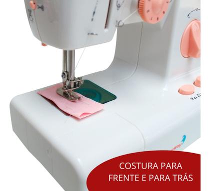 Imagem de Mini Máquina De Costura Reta ImportWay Portátil - Branco 2 Velocidades