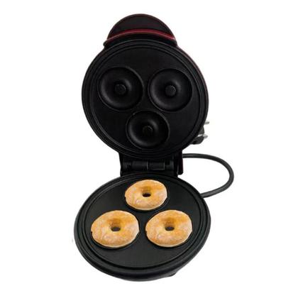 Imagem de Mini Máquina De Fazer Donuts Rosquinhas Confeitaria 3 Furos 110v