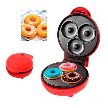 Imagem de Mini Máquina De Fazer Donuts Rosquinhas Confeitaria 3 Furos 110v