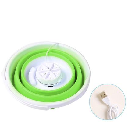 Imagem de Mini máquina de lavar portátil lavagem ultrassônica lavagem com Balde 3 litros