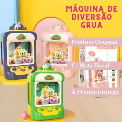 Imagem de Mini Maquininha Diversão - 30cm - Pega Pelúcias C/ Acess. - Zoop