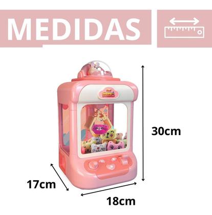 Imagem de Mini Maquininha Diversão - 30cm - Pega Pelúcias C/ Acess. - Zoop