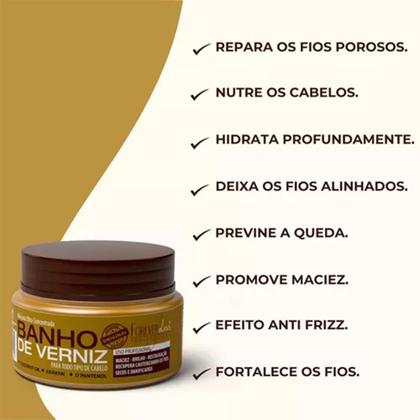 Imagem de Mini Máscara Banho de Verniz Forever Liss 40g