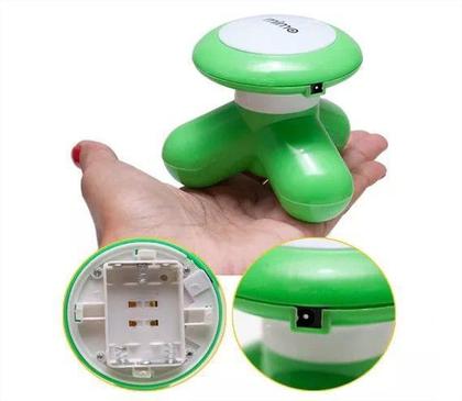 Imagem de Mini Massageador Costas E Nuca Portátil Usb E Pilha Massagem