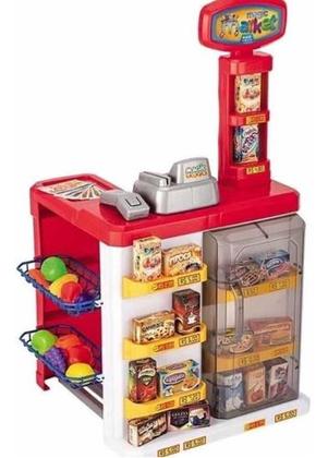 Imagem de Mini Mercadinho Infantil Market Magic Toys Feirinha Vermelho