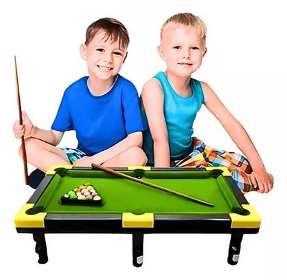 Imagem de Mini Mesa De Sinuca de Bilhar Infantil portátil completa