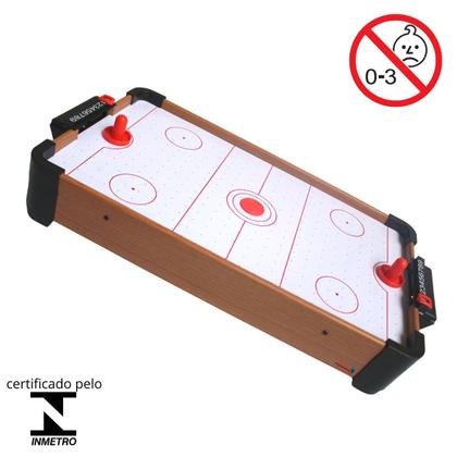 Imagem de Mini Mesa Hockey Air Game Portátil c/ Rebatedor Importway