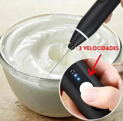 Imagem de Mini Mixer Misturador De Bebida 2 Em 1 Eletrico Espuma Leite