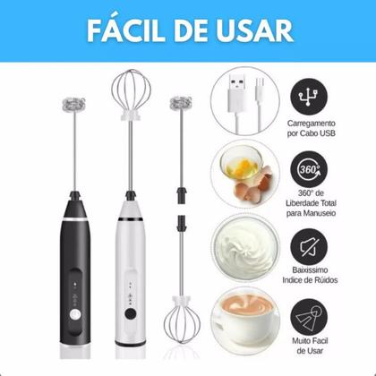 Imagem de Mini Mixer Portátil: Batedor para Suco e Massa