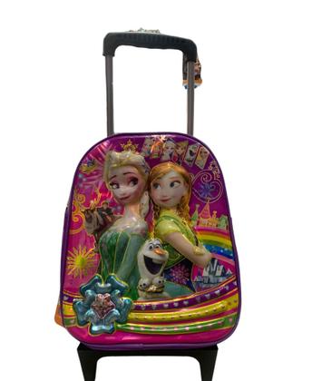 Imagem de Mini mochila de rodinha 3D Frozen