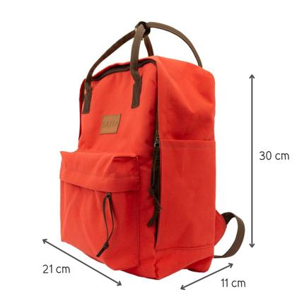 Imagem de Mini Mochila Feminina Sabra Urban Quadrada Coral