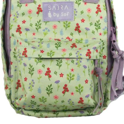 Imagem de Mini Mochila Quadrada Verde by Sof - Sabra