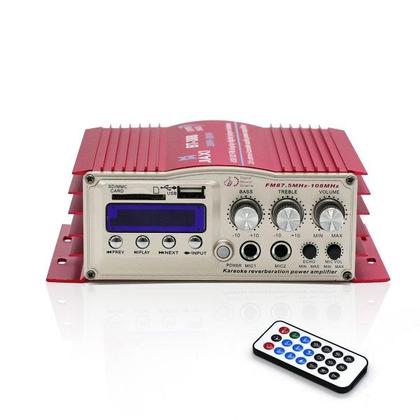 Imagem de Mini Modulo Amplificador Karaoke 400 Watts Com Bluetooth Usb