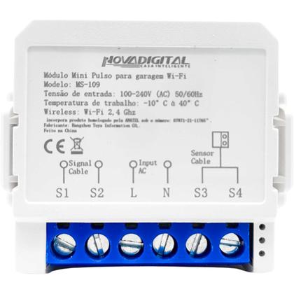 Imagem de Mini Módulo Inteligente para Garagem com Abertura e Fechamento Automático Compatibilidade Alexa