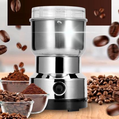 Imagem de Mini Moedor de Café Elétrico Bivolt Ideal para Moer Grãos 110v