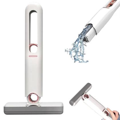 Imagem de Mini Mop Branco Dobrável Para Secagem de Vidros e Piso