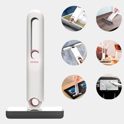 Imagem de Mini Mop Branco Rodo Portátil Ideal Para ulejos
