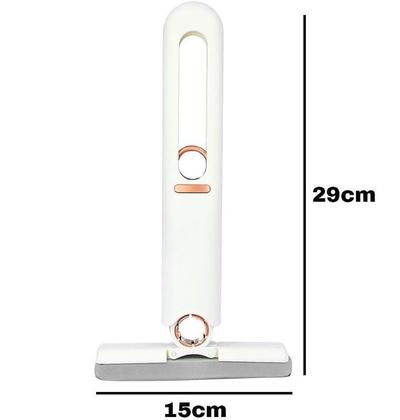 Imagem de Mini Mop Esfregão Limpeza Dobrável Portátil Ajustável Mágico Rodinho