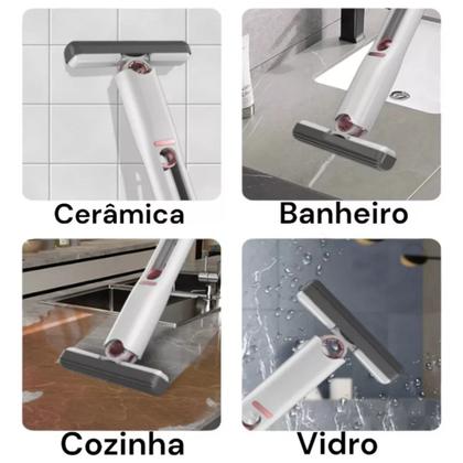 Imagem de Mini Mop Portátil Esfregão Dobrável Casa Cozinha Vidro Limpa