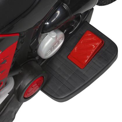 Imagem de Mini Moto Cross 6V Elétrica Recarregável Infantil Triciclo Criança Brinqway BW-083VM Vermelho Bivolt