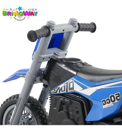 Imagem de Mini Moto Cross Infantil Elétrica 6V Recarregável Triciclo Criança Azul Bivolt ImportWay BW233AZ