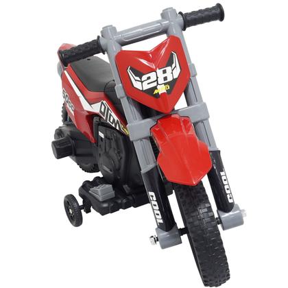 Imagem de Mini Moto Cross Infantil Elétrica 6V Recarregável Triciclo Criança Bivolt Brinqway Bw233 Motorizado