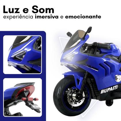 Imagem de Mini Moto Elétrica Infantil Motocicleta Motinha Passeio Brinquedo Bateria 12v