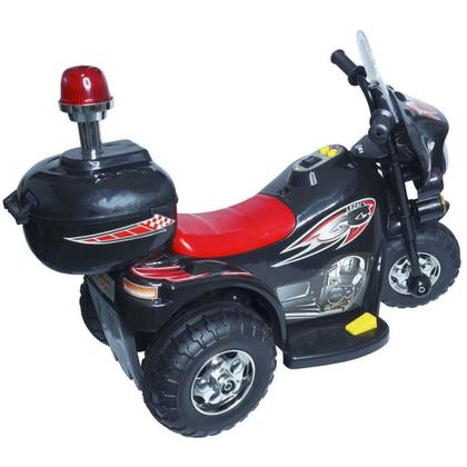 Imagem de Mini Moto Elétrica Infantil Triciclo Criança Bateria Recarregável 6V Importway BW002 Polícia Bivolt
