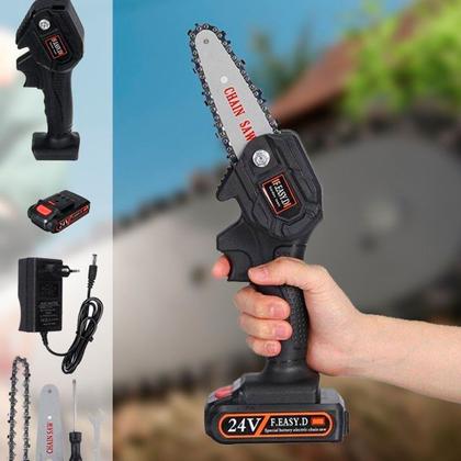 Imagem de Mini Moto Serra Elétrica Compacta Para Jardinagem 48v