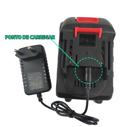 Imagem de Mini Motosserra Eletrica 48V De Mao Sem Fio Portatil Corta Bambu Madeira Poda Jardim Jardinagem Galhos Folhas Arvore