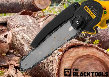 Mini Motosserra Eletrica Bateria 21v Leve E Portátil Bts-200 The