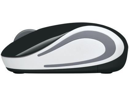 Imagem de Mini Mouse sem Fio Logitech Laser 1000DPI 3 Botões - M187 Preto