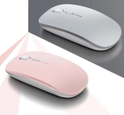 Imagem de Mini mouse sem fio para tablet PC com mouse pad cinza